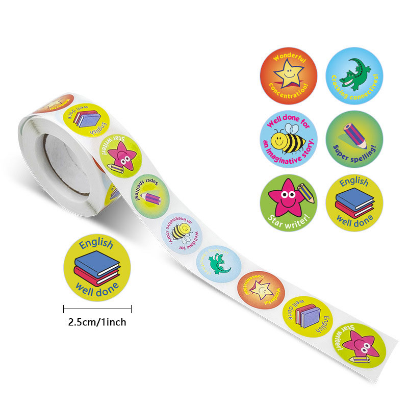 Well Done Teacher Stickers