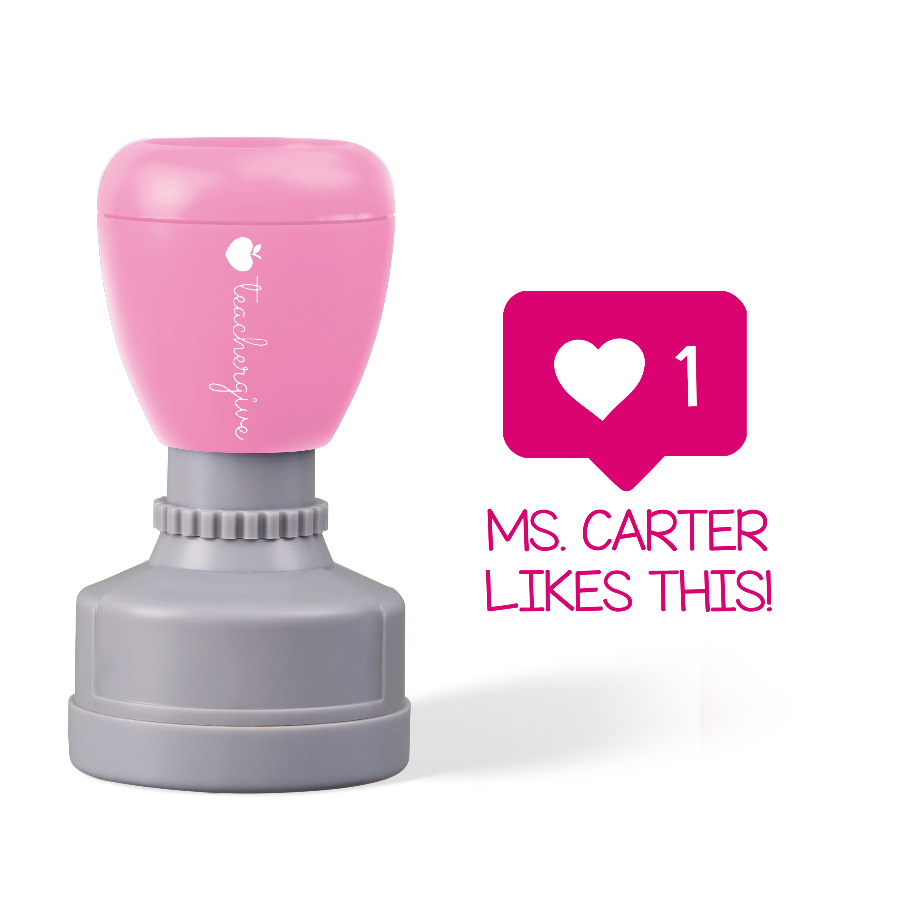 Personalized I Like It Teacher Stamp